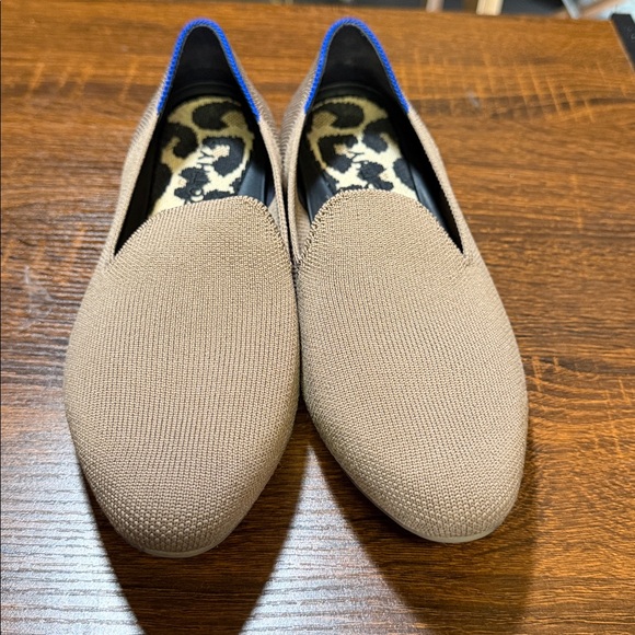 Rothy's Tan and Blue woman’s Loafers - Picture 5 of 5